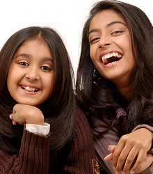 stock photo of two girls
